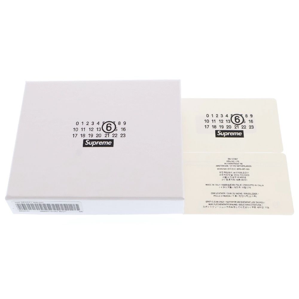 SUPREME (シュプリーム) 24SS×MM6 Maison Margiela Receipt Wallet