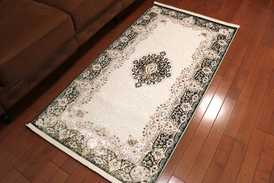 玄関マット ペルシャ柄絨毯79×154新品未使用 カーペット キッチンマット 玄関マット ペルシャ柄絨毯79×154新品未使用 カーペット