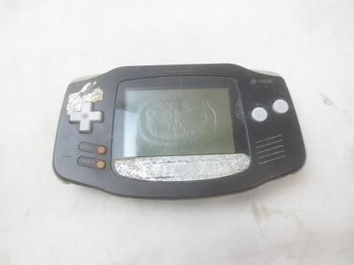 ジャンク品 ゲーム ゲームボーイアドバンス 本体 AGB-001 ブラック 本体のみ