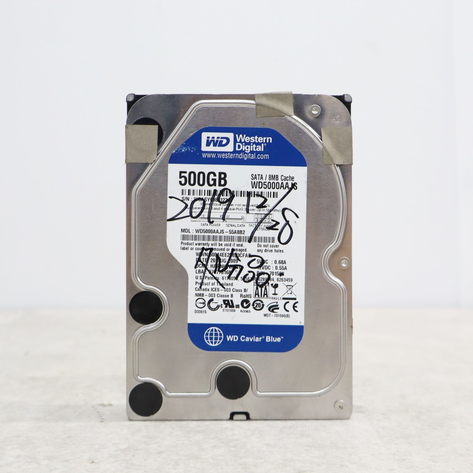 Wd5000aajs ∨ 500GB|内蔵型 3.5インチ HDD ハードディスク SATA|Western Digital ウェスタンデジタル ...
