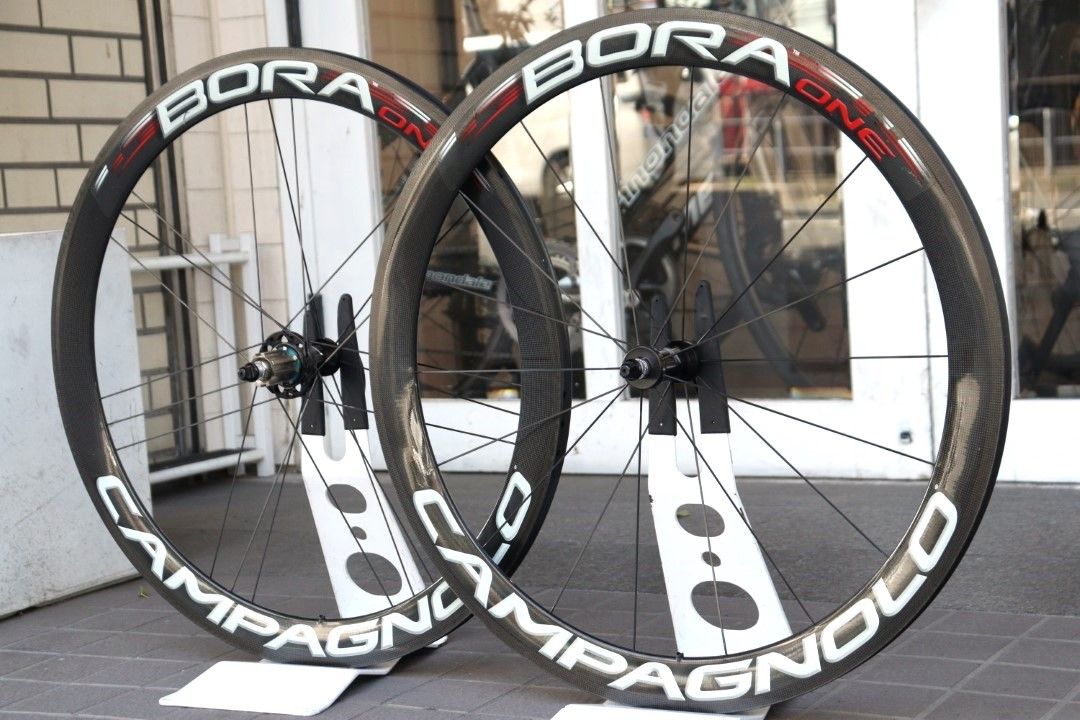 カンパニョーロ Campagnolo ボーラワン BORA ONE 50 カーボン チューブラー ホイールセット カンパ11S/12S ナローリム 【横浜店】