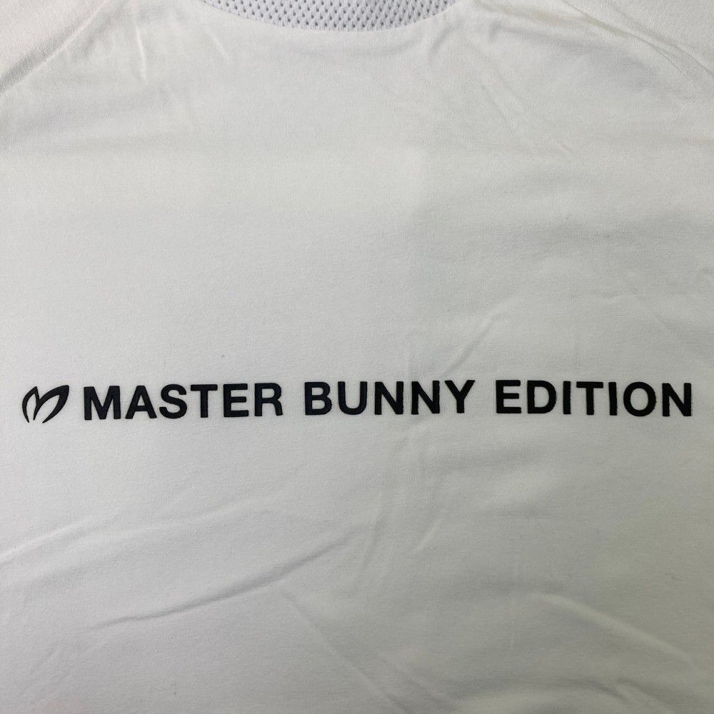 サイズ：0 MASTER BUNNY EDITION マスターバニーエディション 2023年モデル ハイネック 半袖Tシャツ  ホワイト系 [240101499667] ゴルフウェア レディース ストスト 中古 レディース マスターバニーエディション MASTER BUNNY