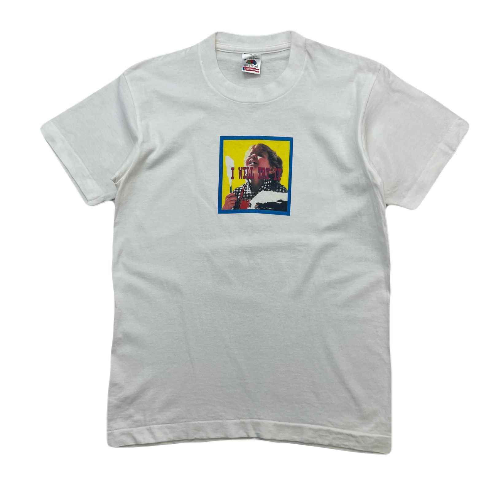 FRUIT OF THE LOOM Tシャツ キッズ サイズ14-16 ホワイト フォト 