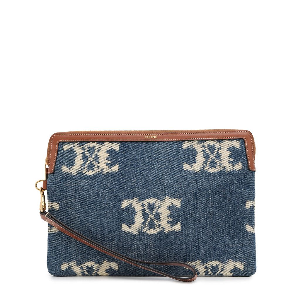 VINTAGE●CELINE●トリオンフ スマートフォンポーチ バッグ 全機種対応】セリーヌトリオンフスマホショルダー ポーチ