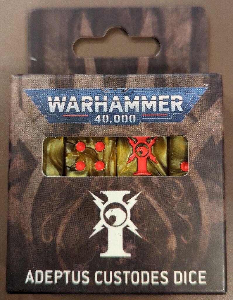 GAMES WORKSHOP WARHAMMER40000 Adeptus Custodes Dice（2024）