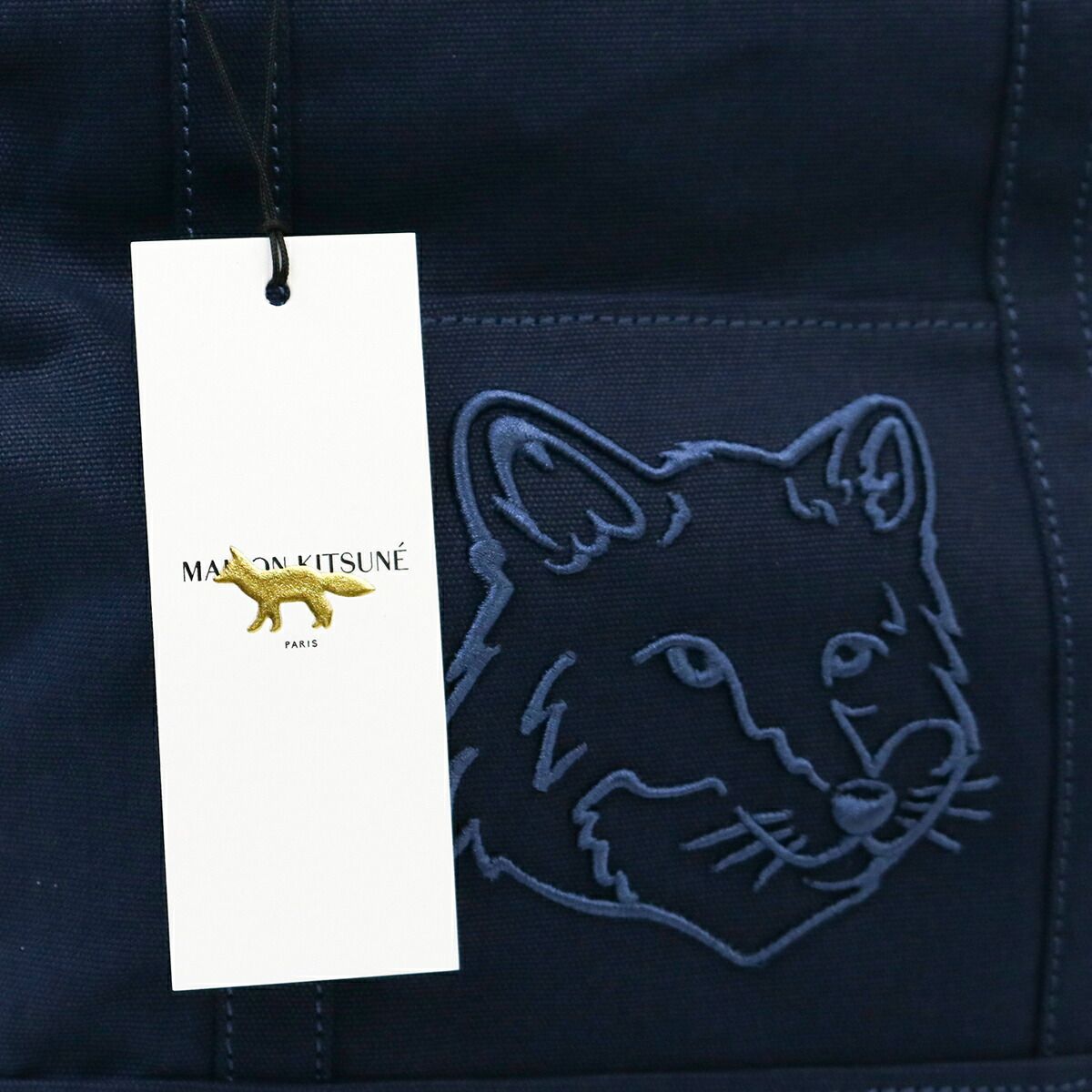 MAISON KITSUNE メゾン キツネ トートバッグ LW05103WW0107 ロゴ刺繍 