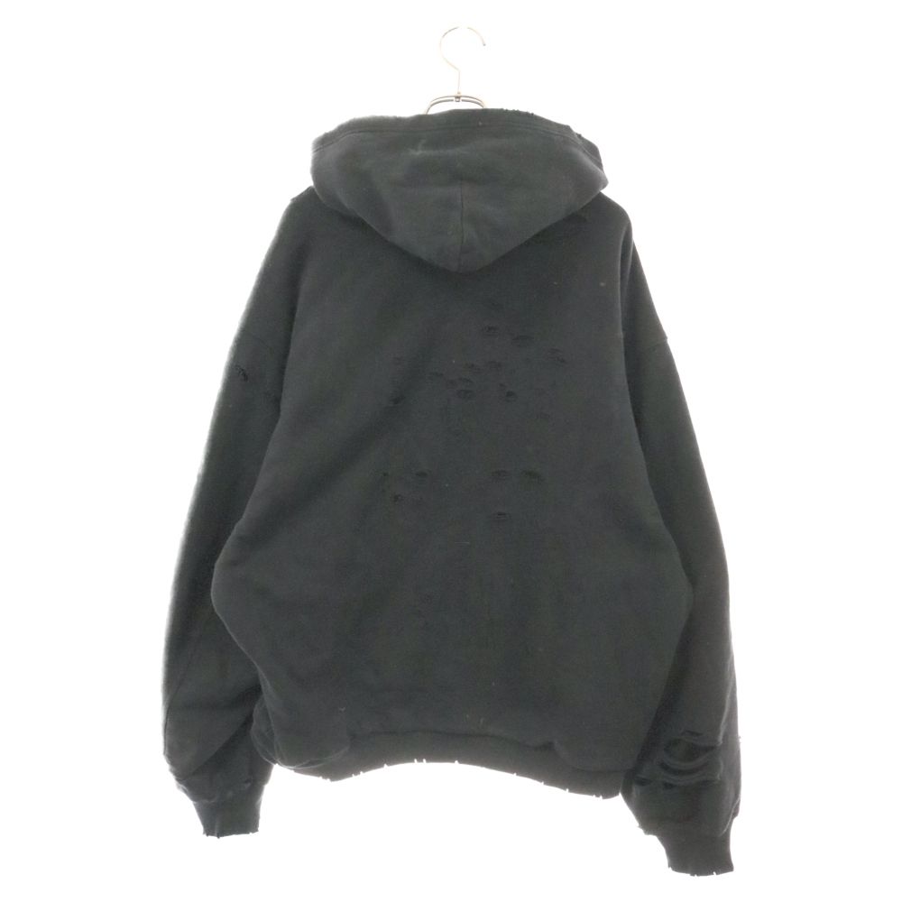 BALENCIAGA (バレンシアガ) 21SS Caps Destroyed Hoodie 659403