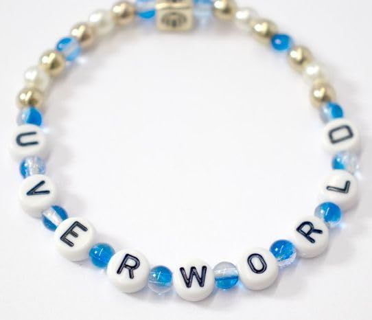 UVERworld ビーズブレスレットA ロゴ ブルー 青 商品詳細ページ | UVERworld OFFICIAL EC SHOP | ビーズ