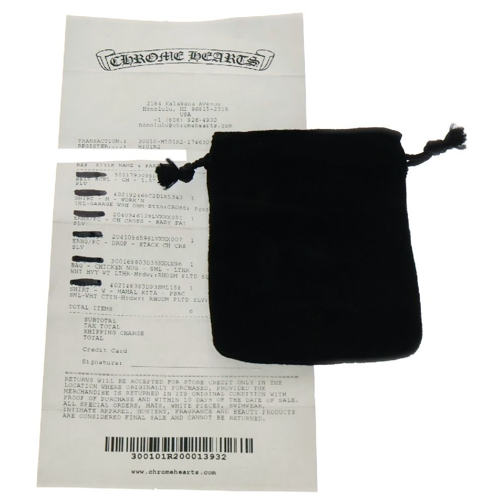 CHROME HEARTS (クロムハーツ) CH BCKL 1.5 CHロゴ ベルトバックル