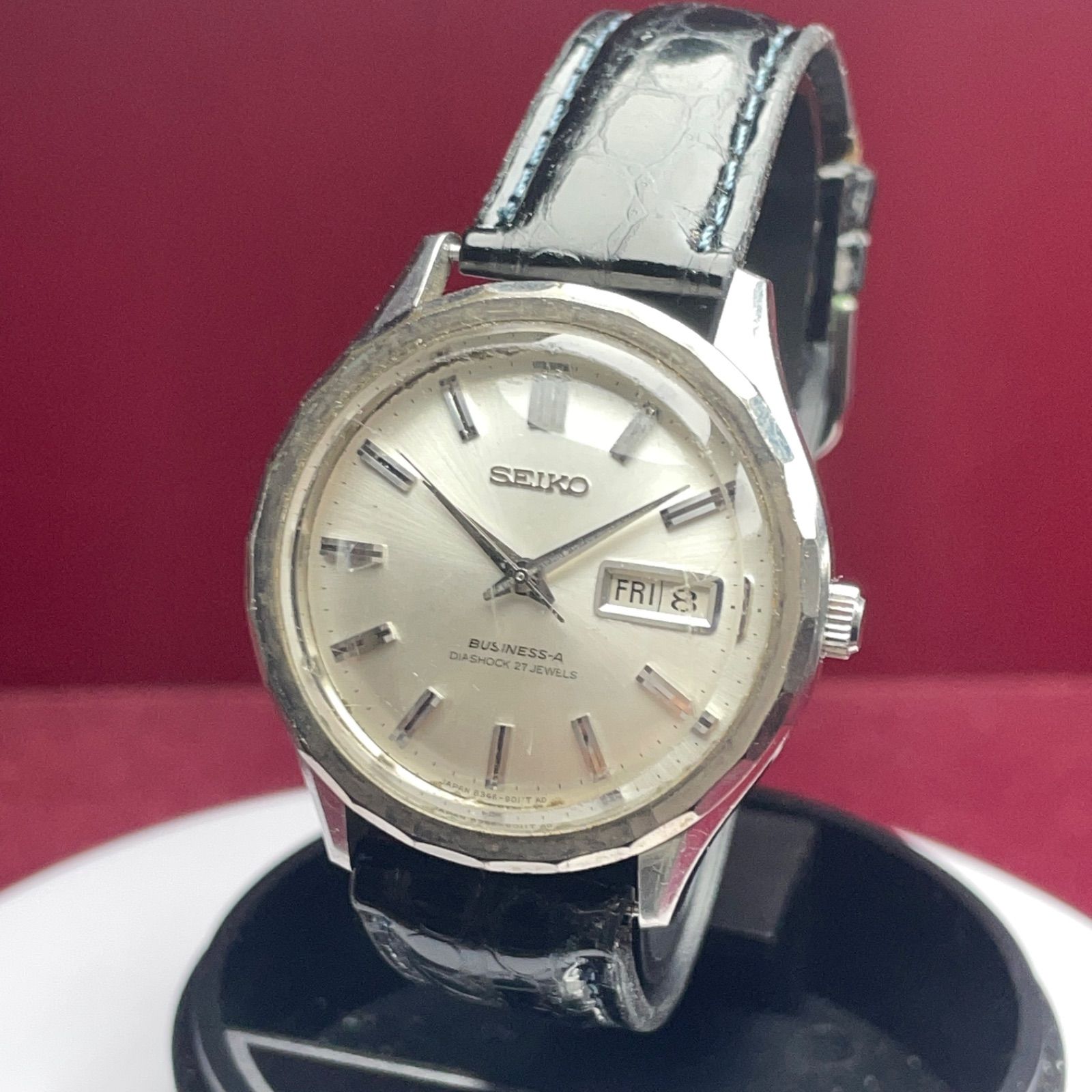 1961年製 SEIKO BUSINESS-A ビジネスエース 自動巻 ヴィンテージ アンティーク 稼働品 デイデイト セイコー