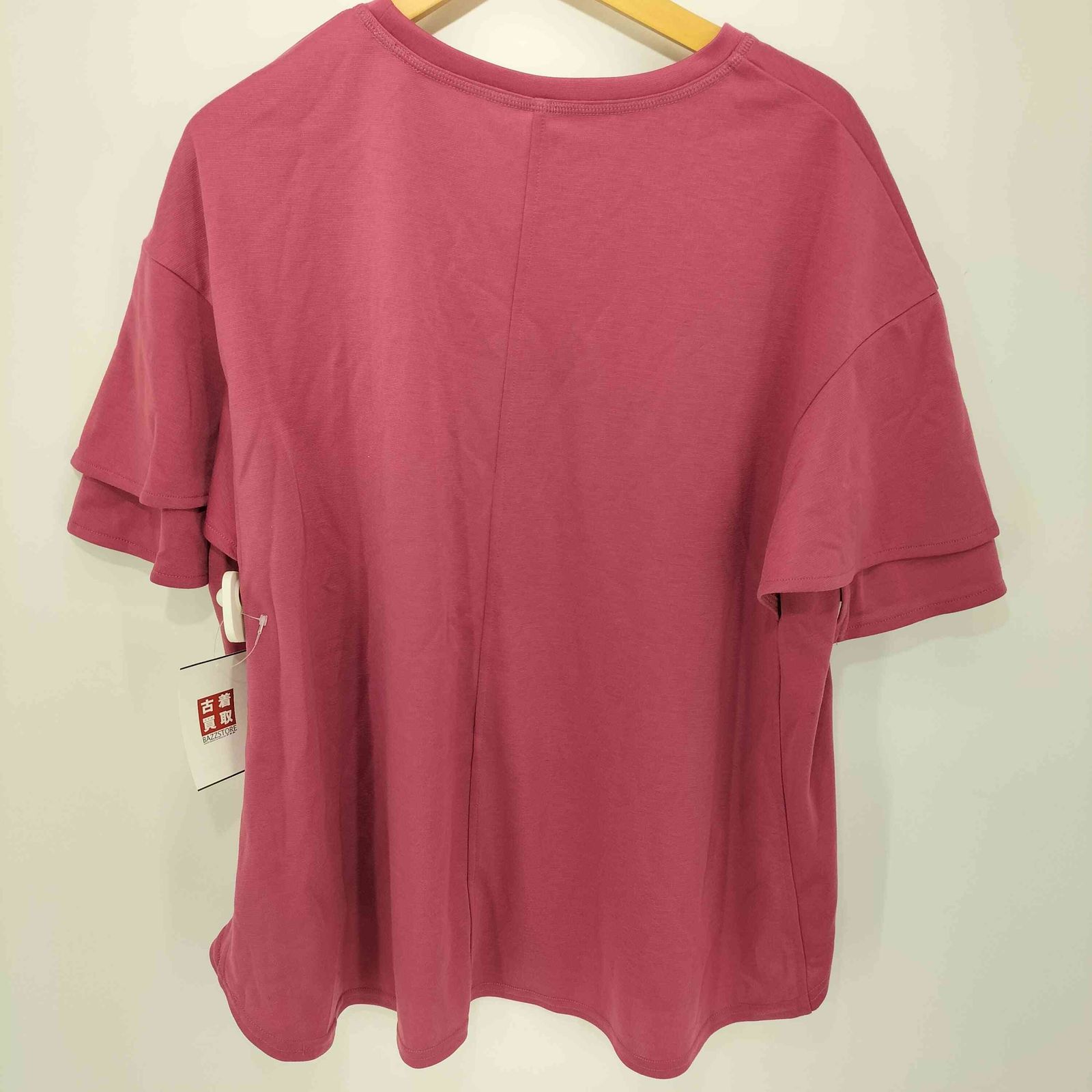 ユーズドフルギ USED古着 フリル袖 S/S カットソー レディース