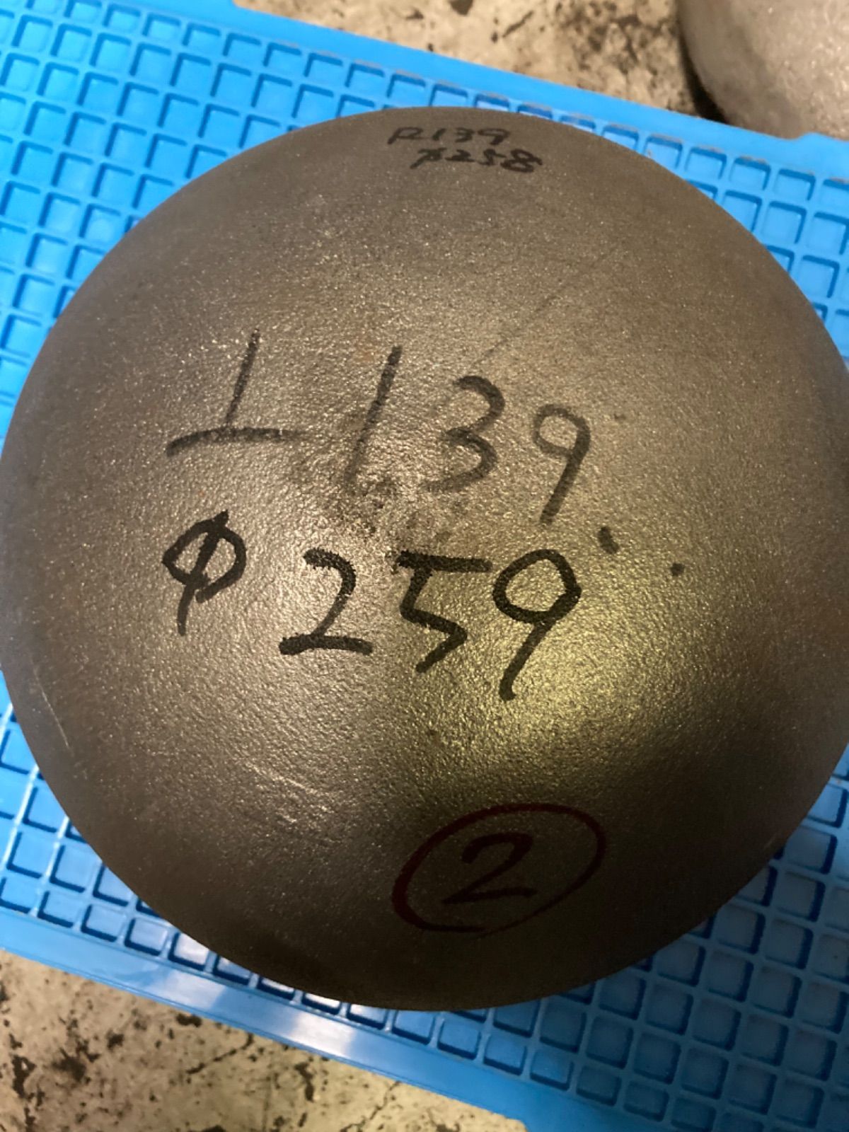 鋳型 フツウボス　凸139　Φ259