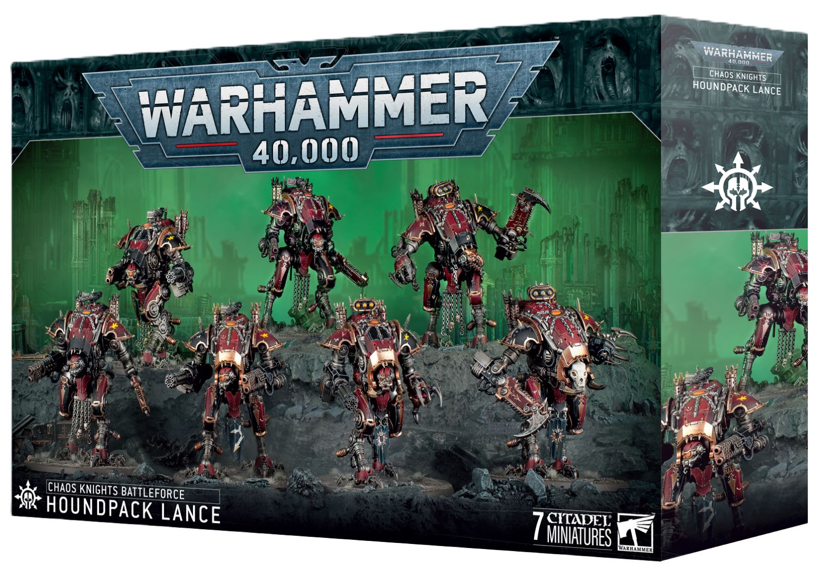 WH40K：ケイオスナイト：狩人群楔陣：ウォーハンマー40,000 - メルカリ