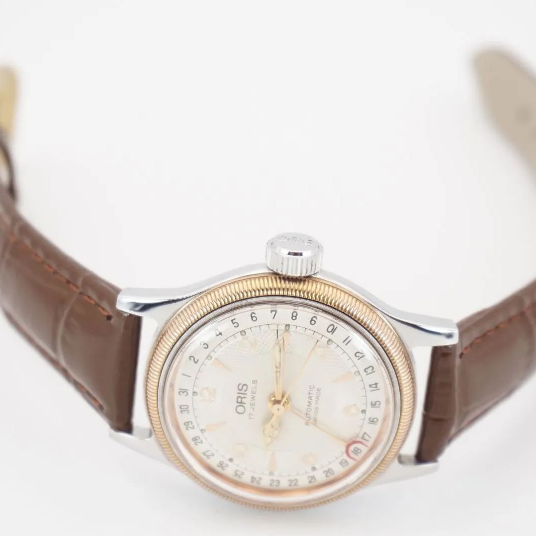 ORIS オリス　ポインターデイト　7400 裏スケルトン　 自動巻き 楽天市場】【ORIS】オリス ポインターデイト 裏スケ 7400B 自動巻き