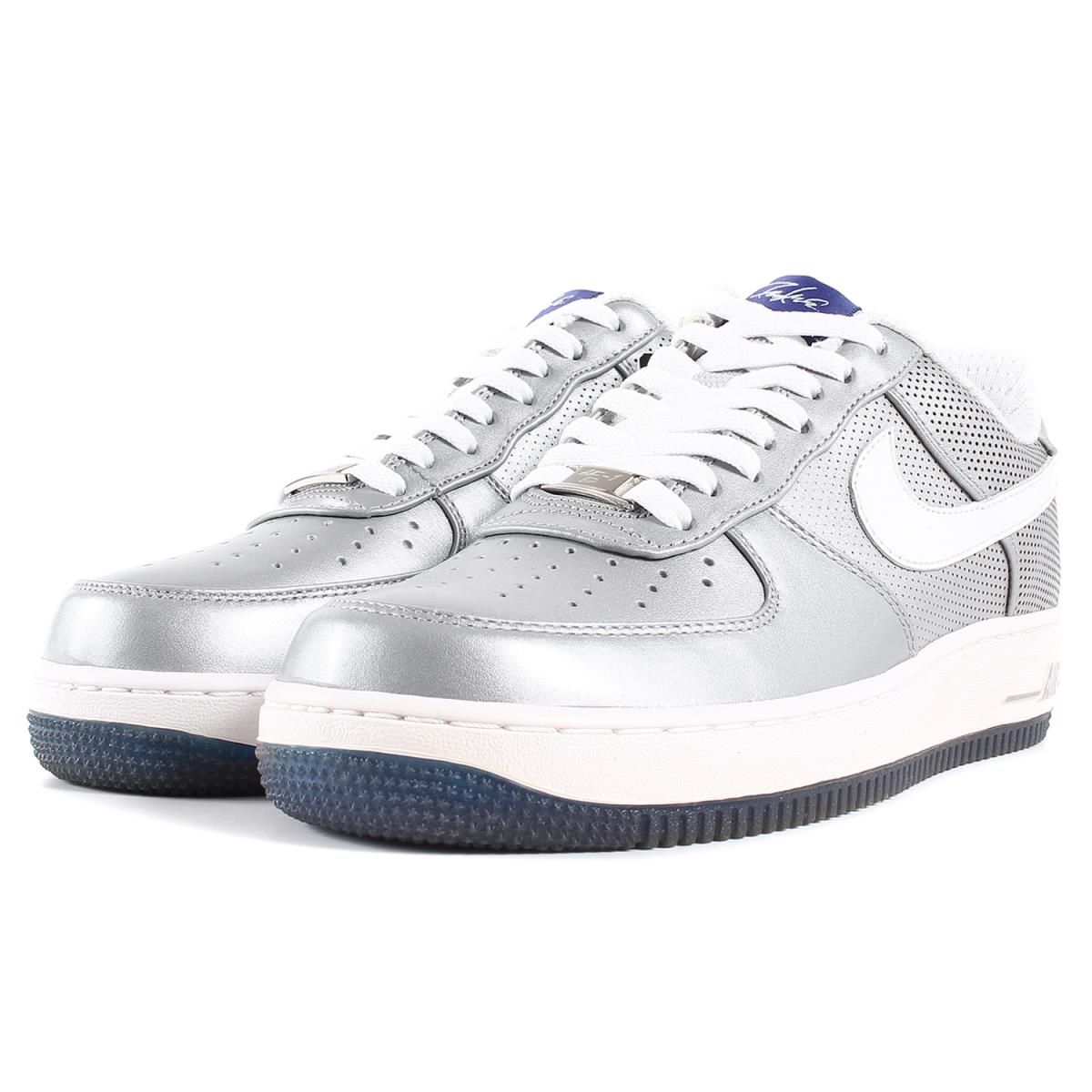 新品 NIKE ×FUTURA AIR FORCE 1 LOW PREMIUM 318775-005 シルバー 26cm 