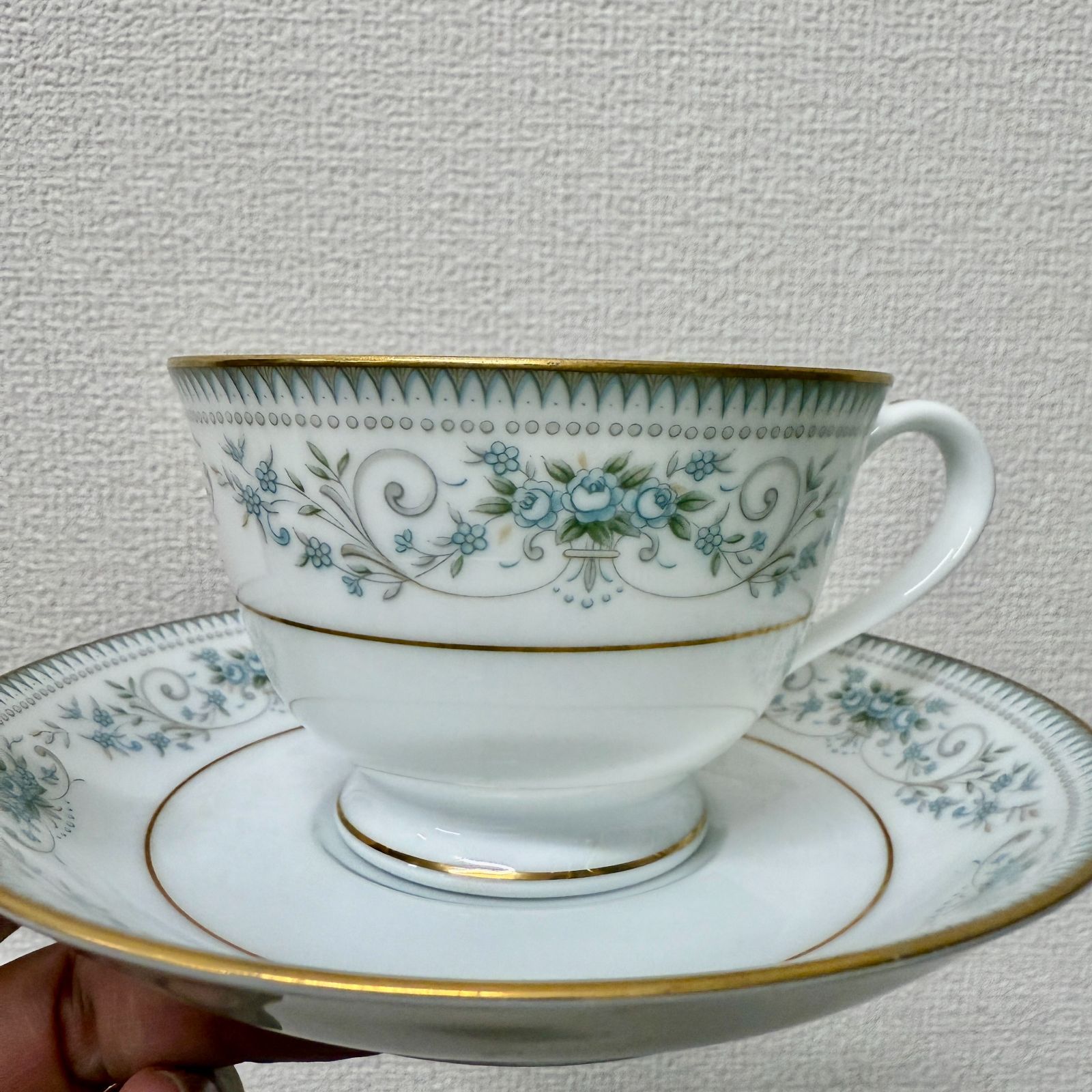 Noritake NOBLE 2600 16点セット 金彩 花柄 オールドノリタケ カップ