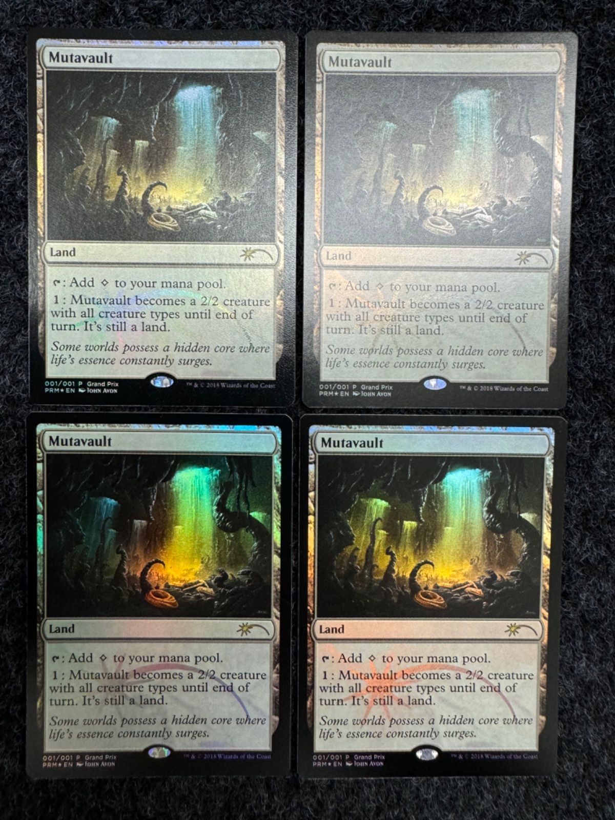 mtg 変わり谷　GPプロモ　4枚セット　foil MTG 変わり谷 英語 Foil GPプロモ 4枚セット まとめ - メルカリ