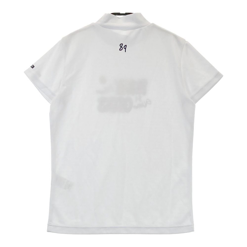 サイズ 1 PEARLY GATES パーリーゲイツ モデル ハイネック 半袖Tシャツ ニコちゃん ホワイト系 240101532682 ゴルフウェア レディース ストスト