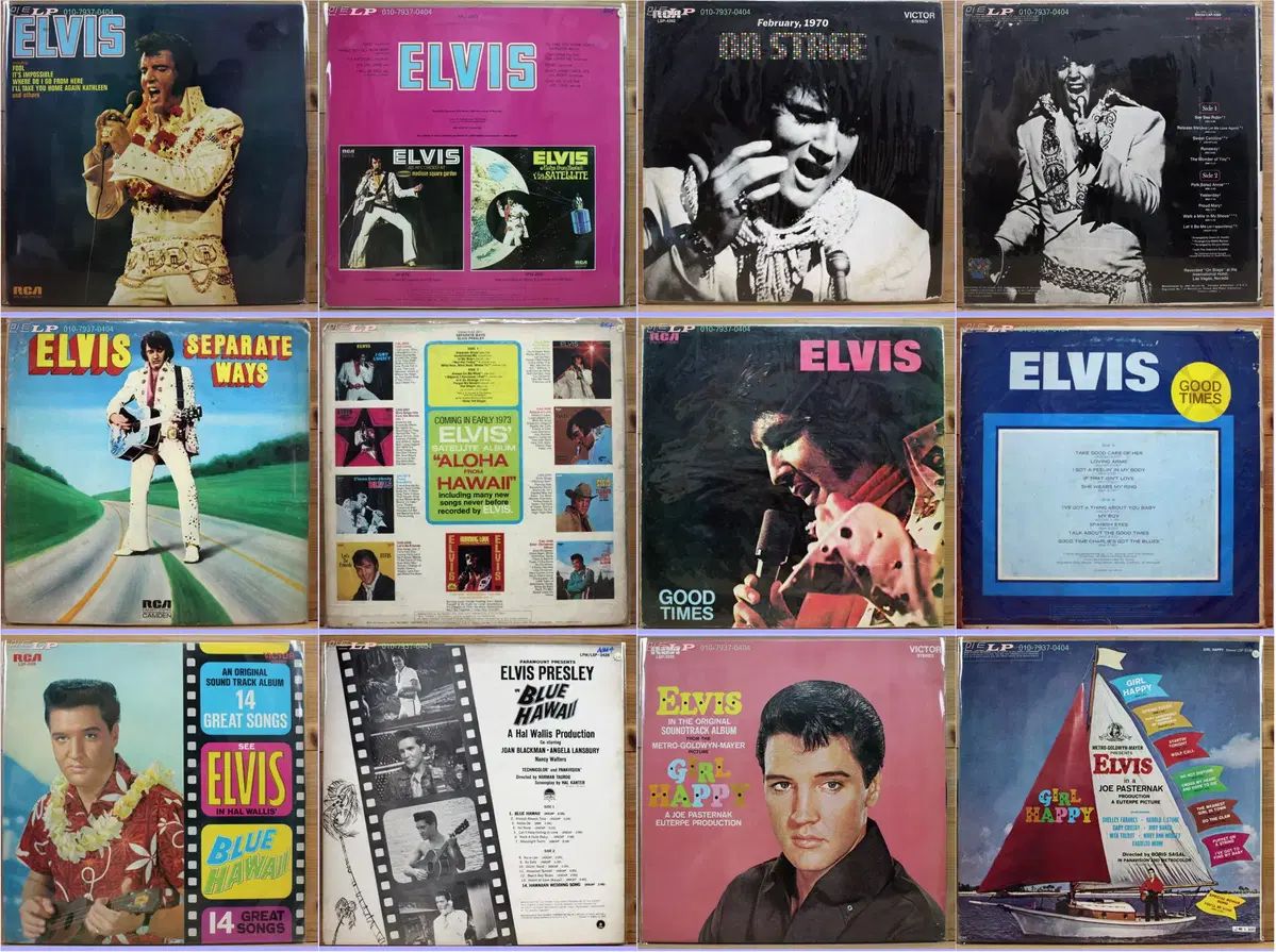 ELVIS LP 版 11 腸 エルビス プレスリー まとめ売り 청음 インテリア