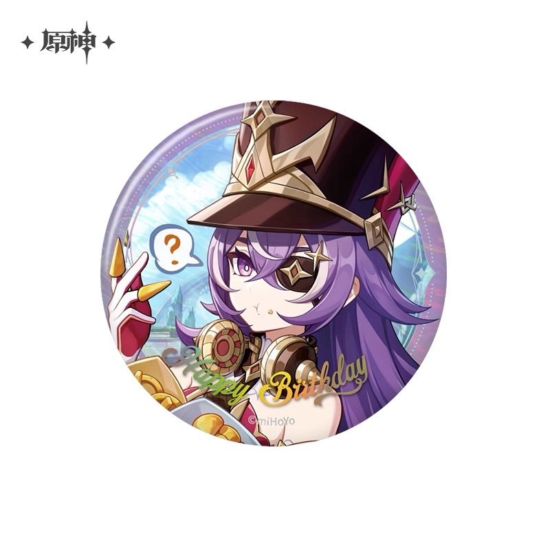 原神 リネット 缶バッジ 原神 フォンテーヌシリーズ キャラクター缶バッジ リネ Genshin