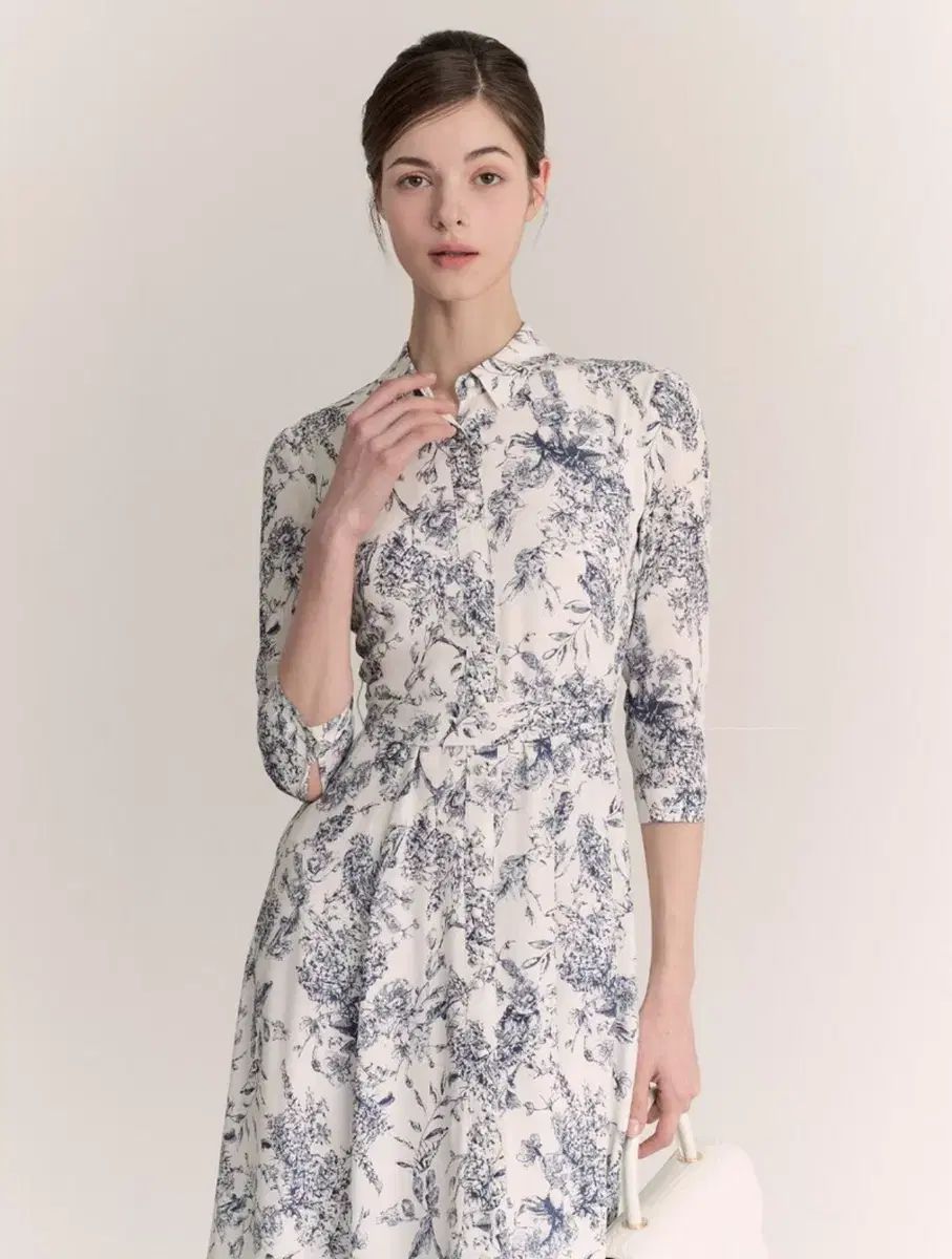 GRACE U グレースユー Claire Long One ー piece Blue