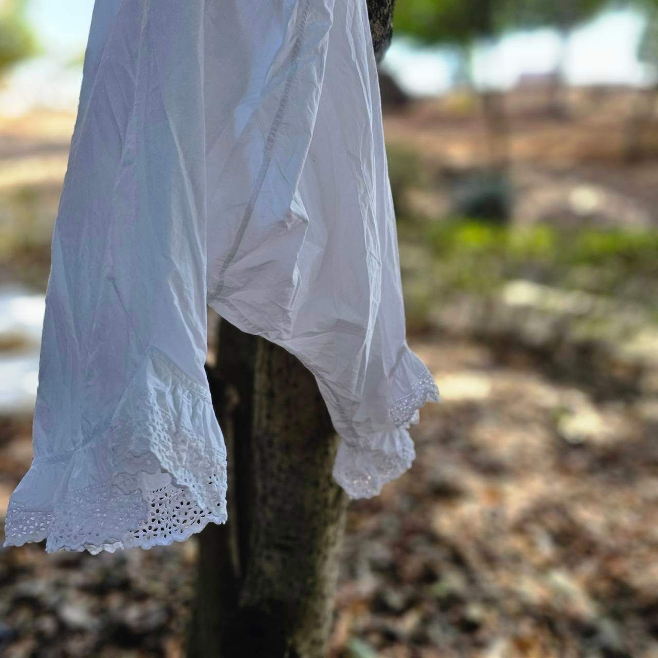フランスアンティーク コットン ドロワーズ レース VINTAGE(ヴィンテージ) white drawers cotton pants コットンの