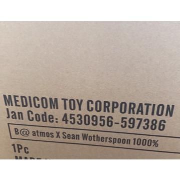 新品 送料無料 BE@RBRICK 1000% Atmos Sean Wotherspoon/ショーン