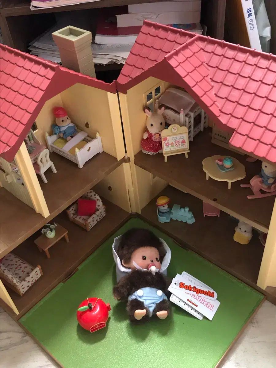 シルバニアファミリー リー ジップ モンチッチ IN ぬいぐるみ