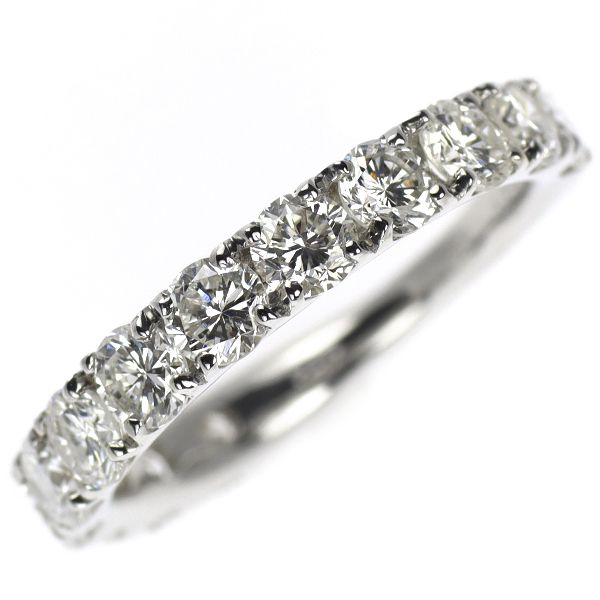 H&Q pt950 プラチナダイヤモンドリング 一文字 ハーフエタニティ pt950 プラチナダイヤモンドリング 一文字 ハーフエタニティ H&Q pt950