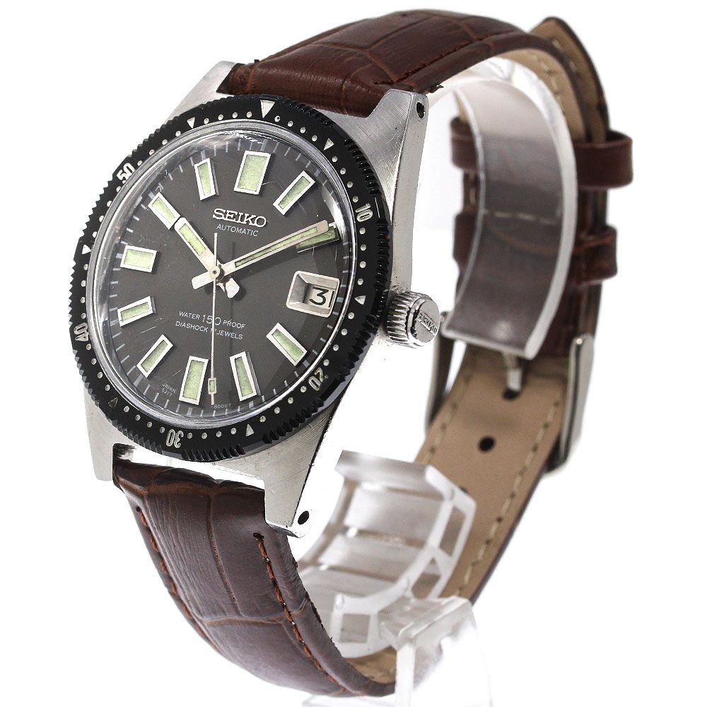 【稼働品】SEIKO セイコー ファーストダイバー 6217-8000 自動巻 SEIKO セイコー 1stダイバー前期 6217-8000 1965年製 – 黒船時計古酒店