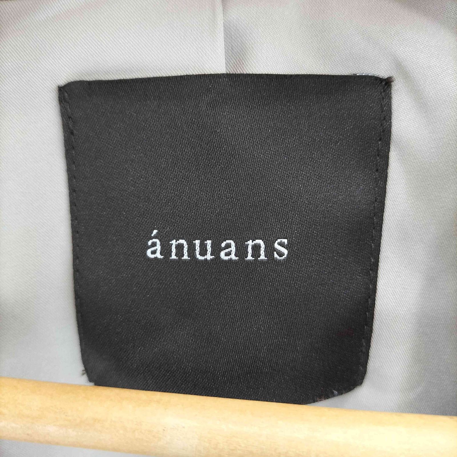 アニュアンス anuans ミドルレングススリットスリーブジャケット