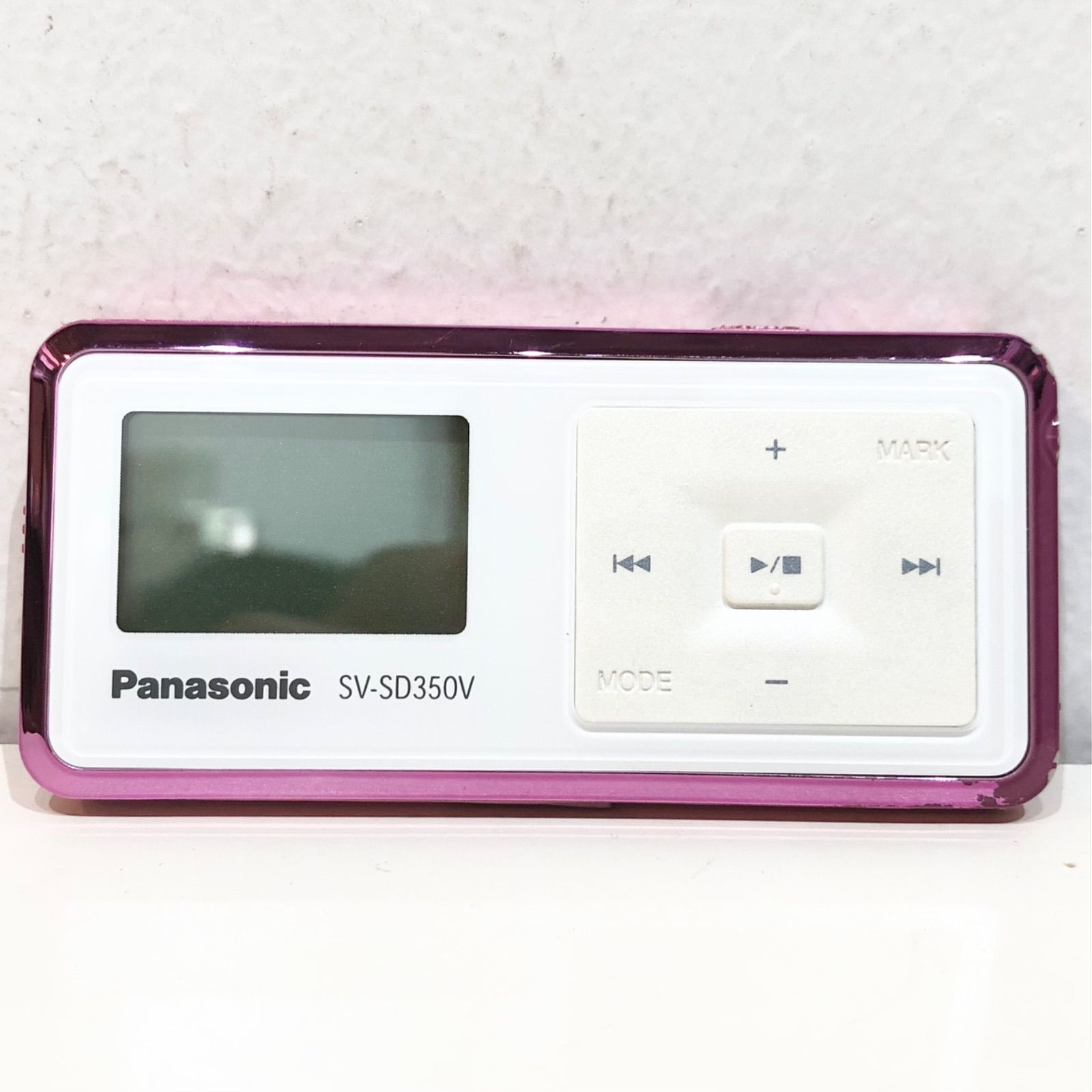 10191017 パナソニック SD オーディオプレーヤー Panasonic SV-SD350V D-snap SD AUDIO PLAYER  ポータブルプレーヤー - メルカリ