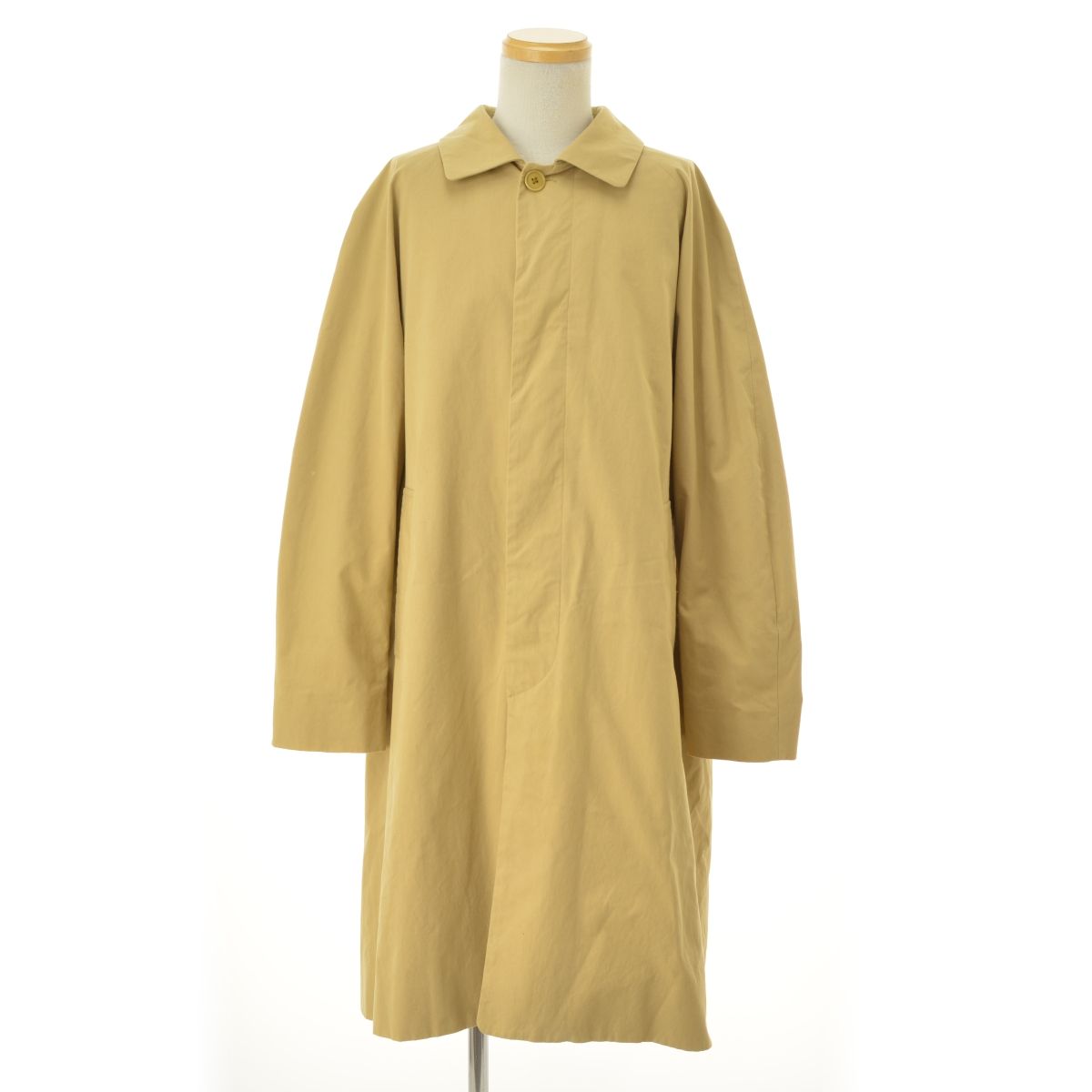YAECA（ヤエカ）ステンカラーコート スタンダード KHAKI 19502 YAECA ステンカラーコート スタンダード KHAKI 〔メンズ