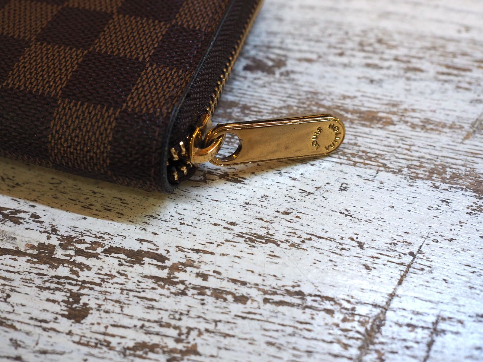 ルイヴィトン　ダミエ　長財布 ブラウン系 LOUIS VUITTONルイヴィトンダミエ長財布ブラウン ルイヴィトン ダミエ