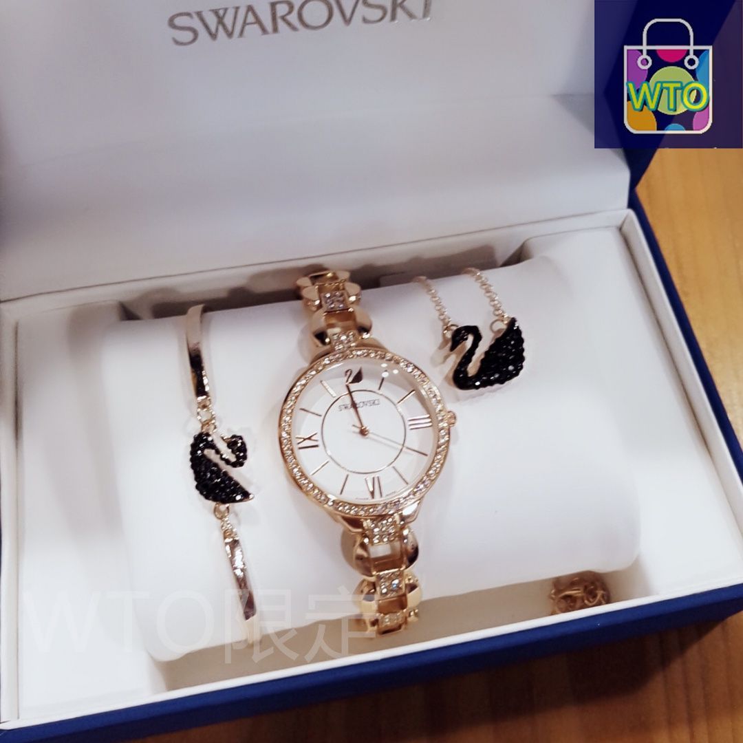 SWAROVSKI 腕時計 ネックレスセット 値下げしますた 感謝の声続々！ SWAROVSKI 腕時計 ネックレスセット 値下げし