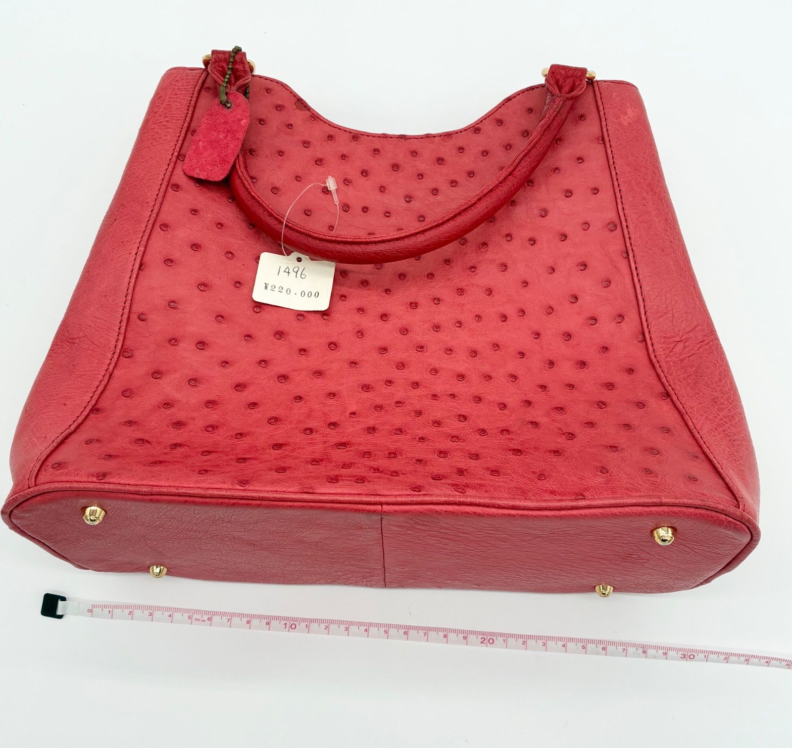 オーストリッチ ハンドバック定価価格220000円