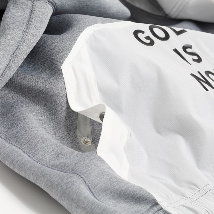 パーリーゲイツ スニード 蓄熱裏地 白 シャドーチェック柄 白 6