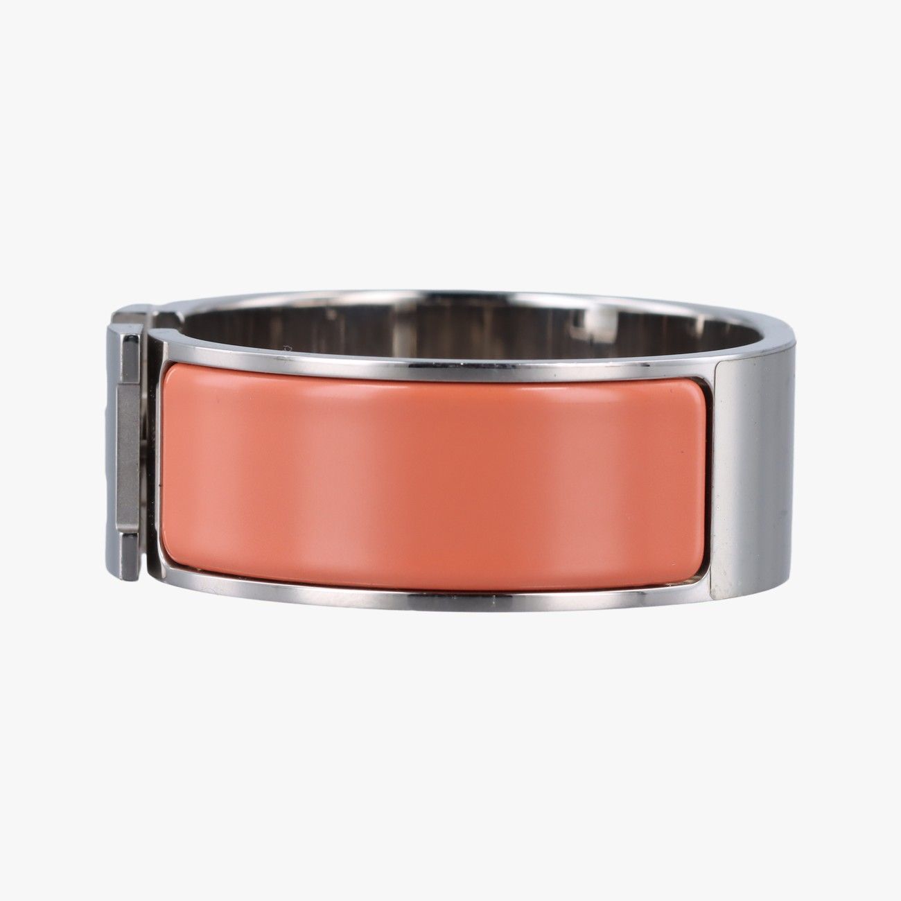 エルメスHermesクリッククラックオレンジ×シルバーGP?Q