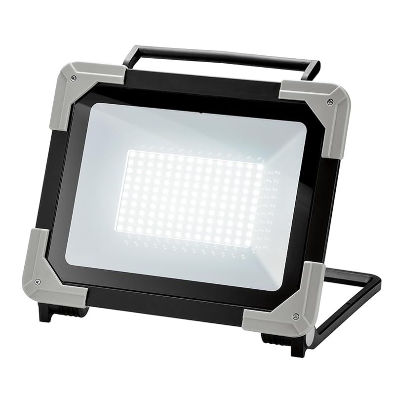 高儀(Takagi) EARTH MAN LED ワークライト100W WLT-100LA 薄型 コンパクト LEDライト 作業灯 投光器 10000ルーメン 防じん 防水 IP65 電源コード2m 光量4段階調節 広角