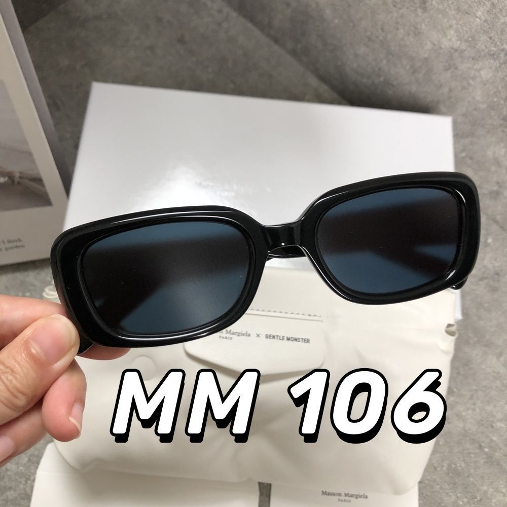 新品 Gentle Monster MM106サングラス 男女兼用 GENTLE MONSTER ジェントルモンスター ×Maison Margiela MM106