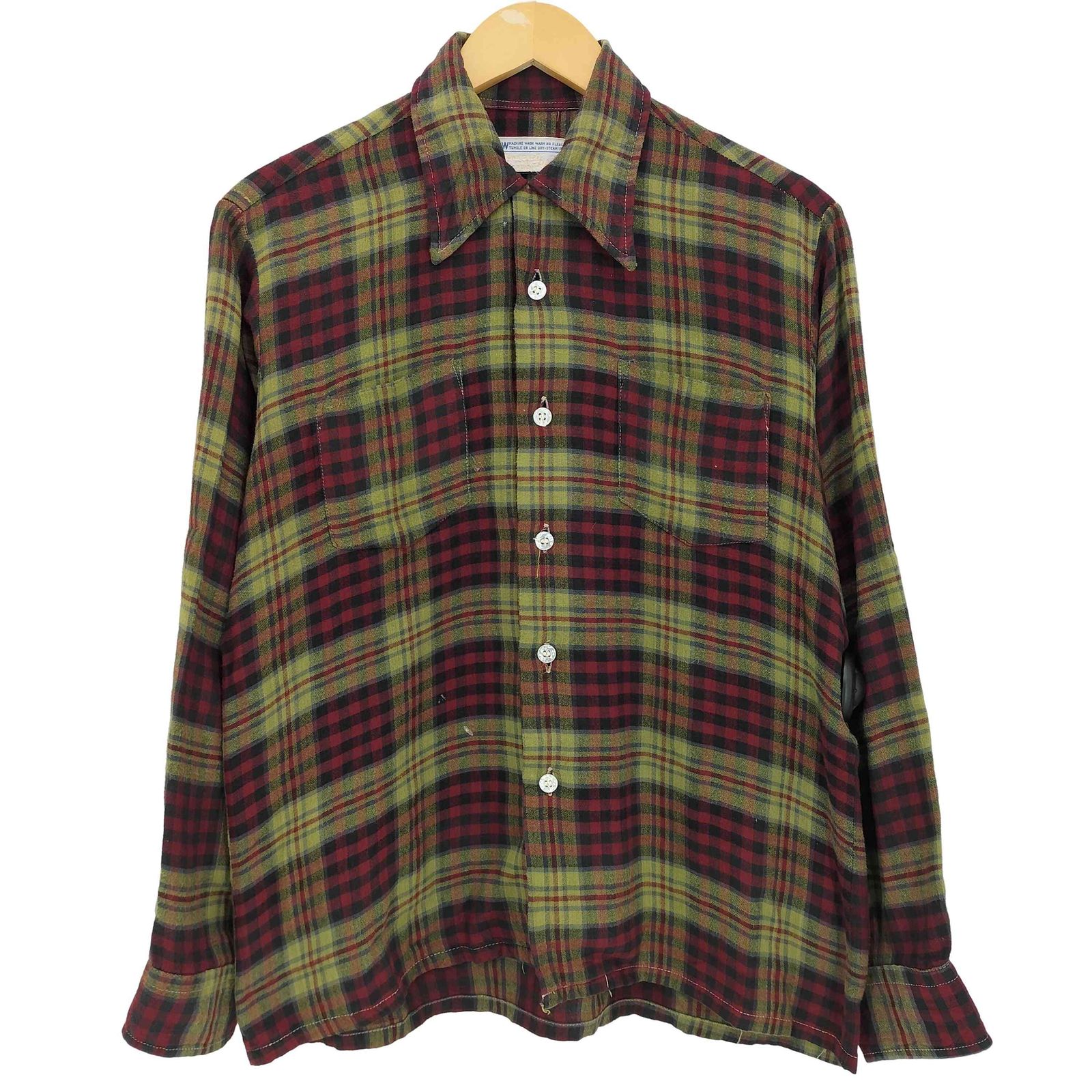 70's TOWNCRAFT タウンクラフト 開襟シャツ 60's~70's タウンクラフト開襟シャツ | L16サイズ - 洒落ゴッコ