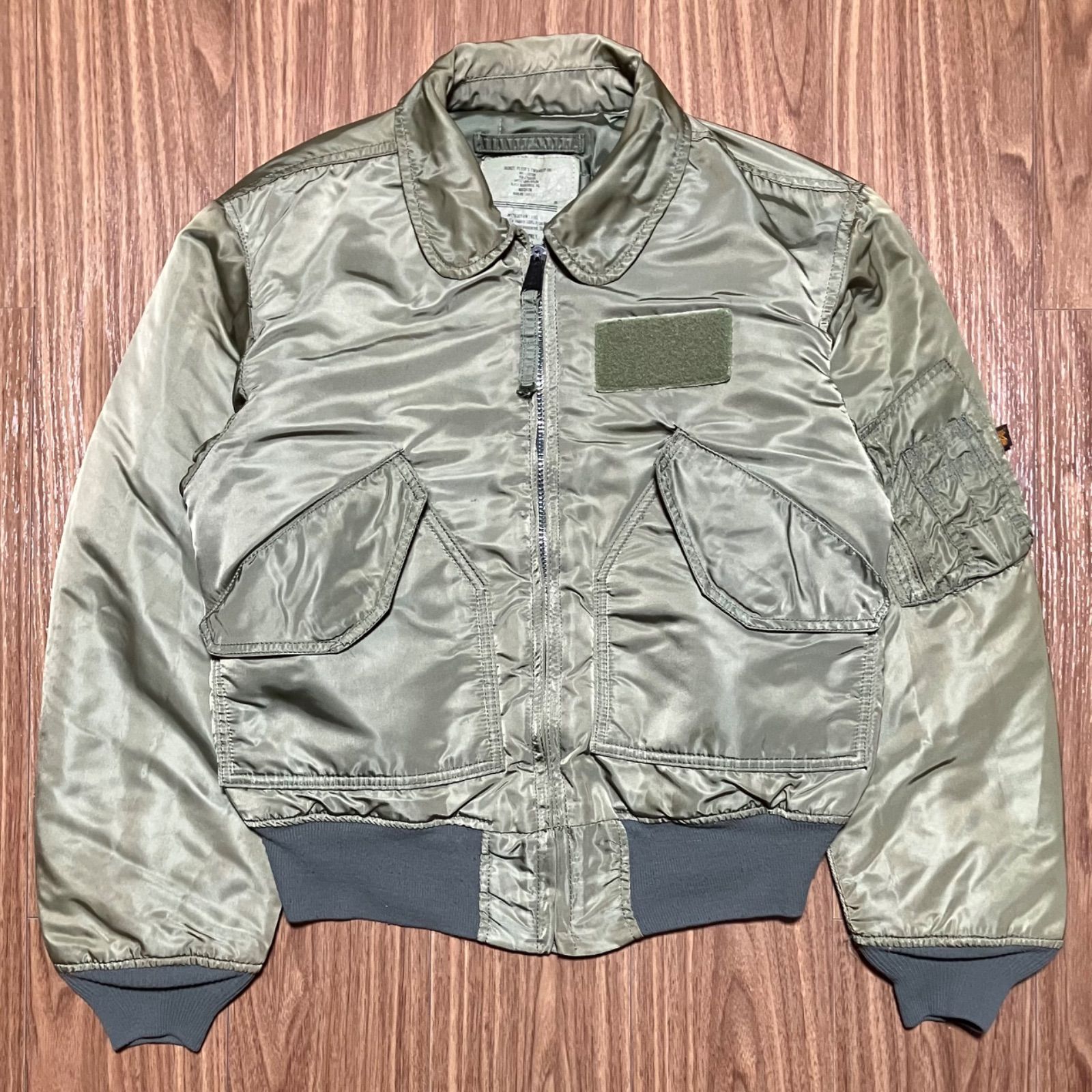 90s Alpha Industries CWU-45|P 短丈 フライトジャケット M