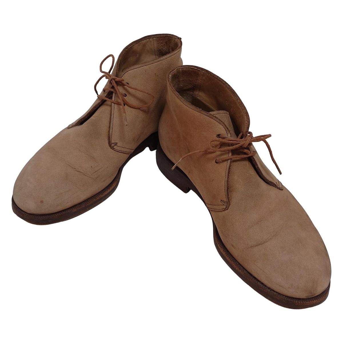 ジョルジオアルマーニ ショートブーツ 39 メンズ - ライトブラウン