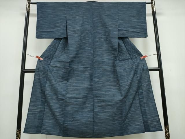 節約 平和屋着物∴夏物 浴衣 横段文 綿麻 逸品 CAAY4649ng 平和屋着物