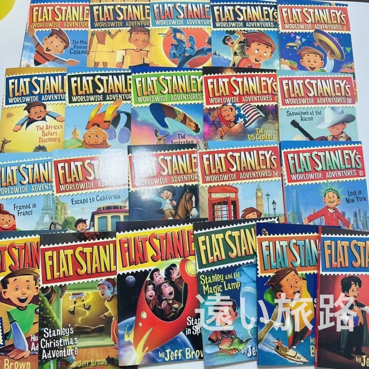【最新版】Flat Stanley コレクション 英語　絵本 21冊セット 新品]21冊セットThe FLAT STANLEY Collection
