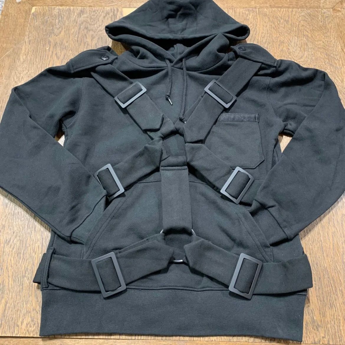 original john　PARACHUTE HOODIE BLACK XLのみ　　パンクファッション　セディショナリーズ　seditionaries　レトロ