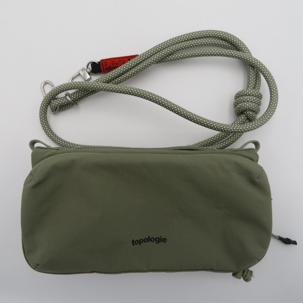 topologie ボトルサコッシュ ストラップ付き ショルダーバッグ Bottle Sacoche ボトル サコッシュ / Teal / 20mm Sling Black