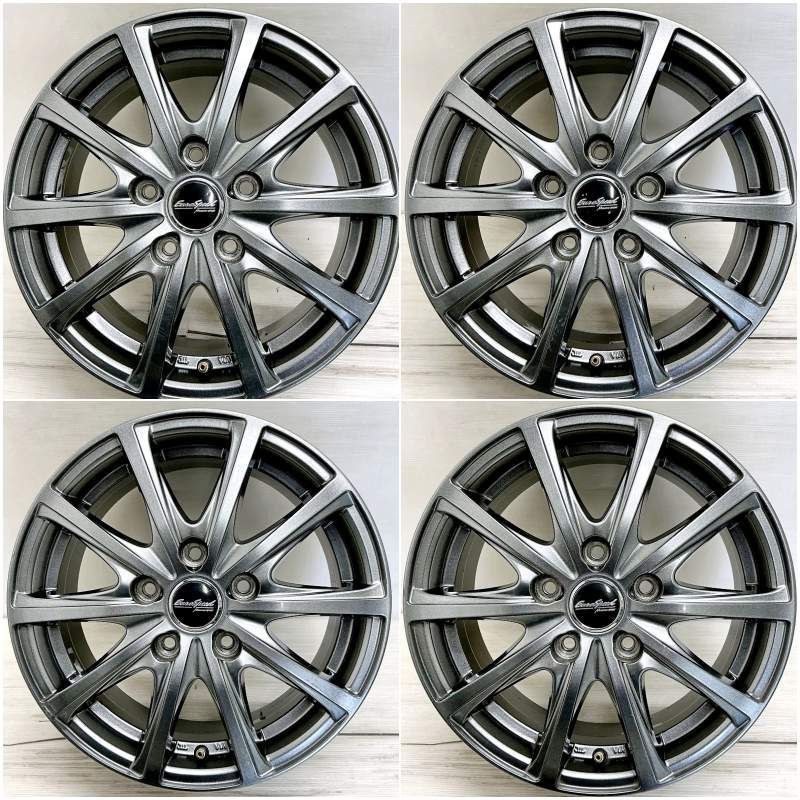 15インチ アルミ EuroSpeed ユーロスピード MANARAY SPORT 4本セット ストリーム プレマシー アクセラ プレマシー ラフェスタハイウェイスター アクセラ アルミホイール アルミホイール ホイール 社外ホイール ホイール