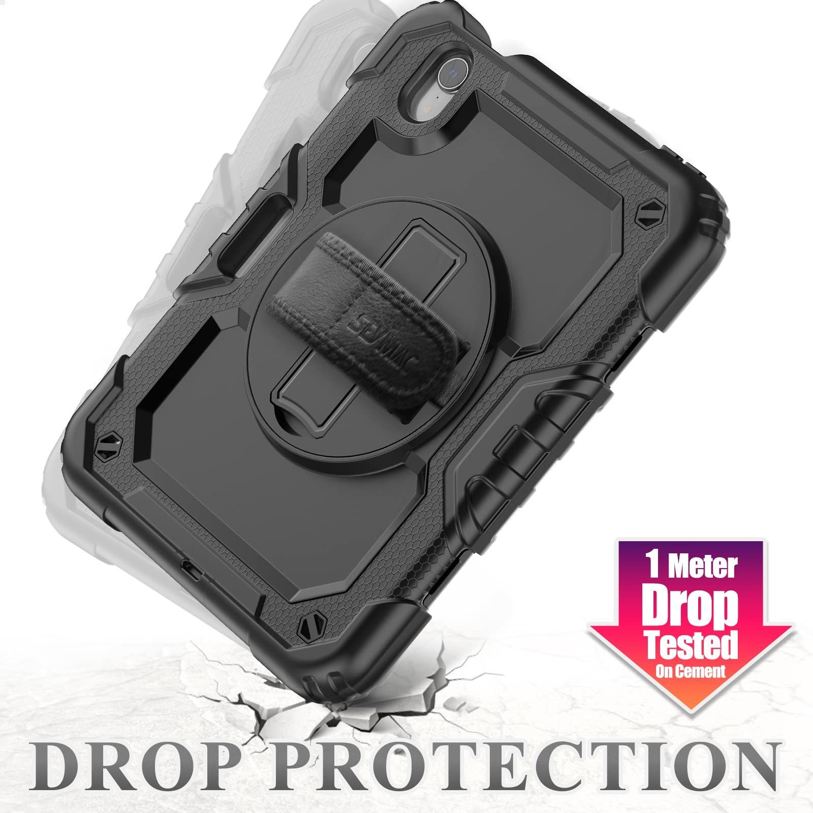 耐衝撃 iPad miniケース スタンド付き 肩掛け ペン収納 スタンド付き 肩掛け iPad miniケース 耐衝撃 ペン収納 数量限定