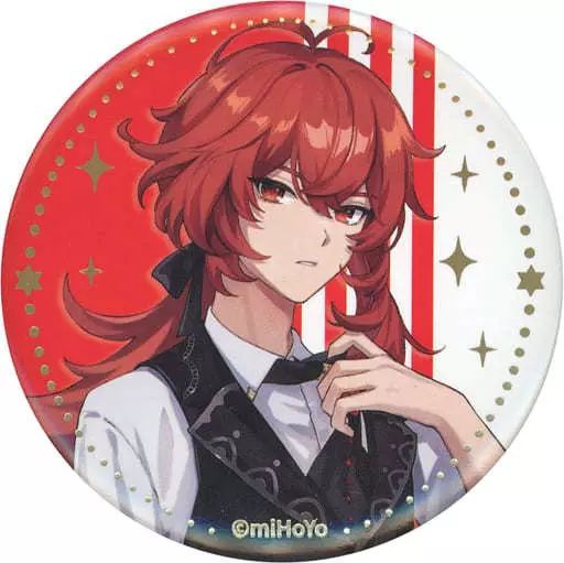 中古】バッジ・ピンズ [単品] ディルック 缶バッジ 「原神